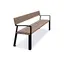Delia bänk med armstöd L200 x B58 x H85 cm