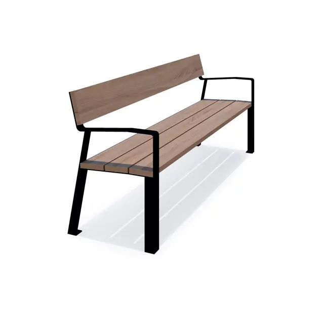 Delia bänk med armstöd L200 x B58 x H85 cm 