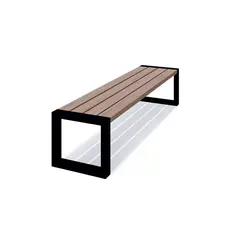 Line bänk utan rygg L196 x B48 x H43 cm