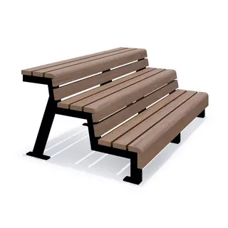 Line läktarbänk hög L200 x B125 x H80 cm