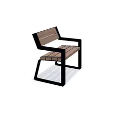 Uno stol L80 x B60 x H80 cm