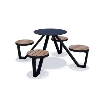 Garden parkbord L186 x B186 x H75 cm