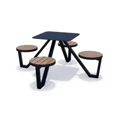 Garden parkbord firkant L186 x B186 x H75 cm