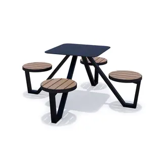 Garden parkbord firkant L186 x B186 x H75 cm