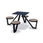 Garden parkbord firkant L186 x B186 x H75 cm