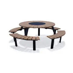 Delia picknickbord L227 x B227 x H74 cm