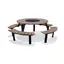 Delia picknickbord L227 x B227 x H74 cm