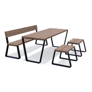Uno bordsgrupp L410 x B296 x H75 cm
