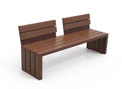 ReBnew Tor parkbänk L180 x B57 x H77/45 cm