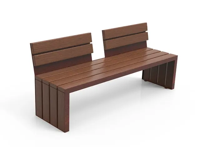 ReBnew Tor parkbänk L180 x B57 x H77/45 cm 