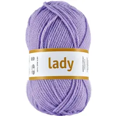 Lady akrylgarn ljuslila 50 g