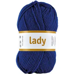 Lady akrylgarn bl&#229; 50 g