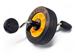 Rabo framhjul Med pedaler, 250 x 50 mm