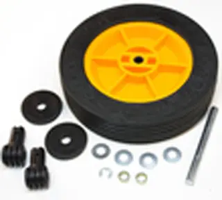 Rabo framhjul 250 x 50 mm, komplett