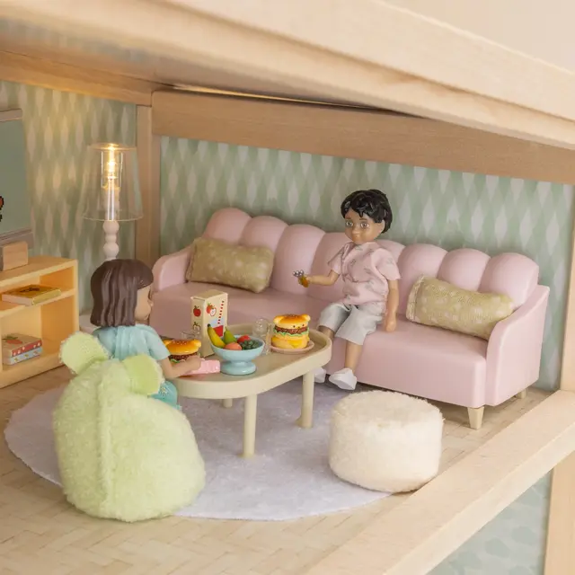 Lundby Dockhusmöbler vardagsrum 5 delar 