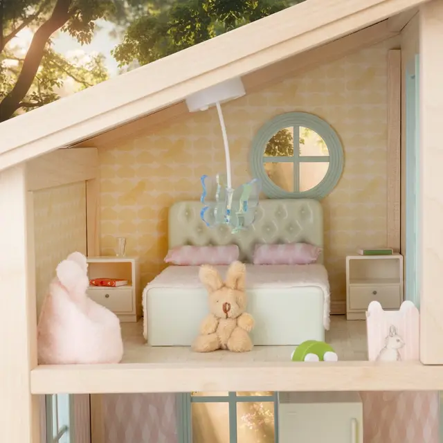 Lundby Dockhusmöbler sovrum 3 delar 