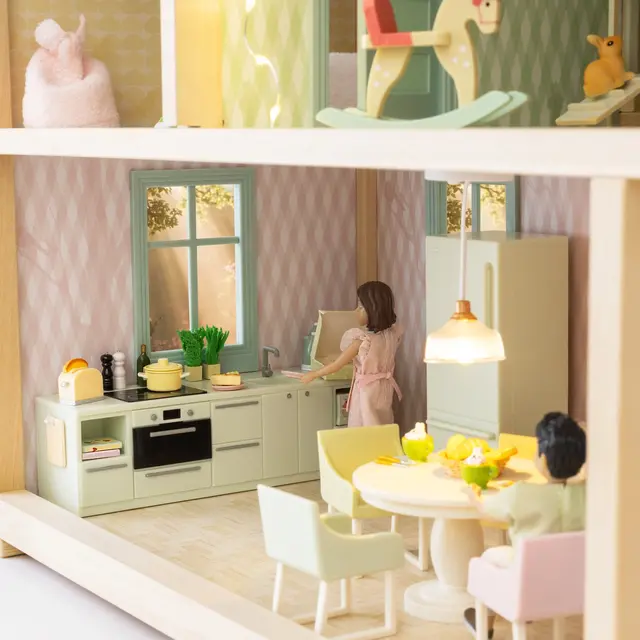 Lundby Dockhusmöbler kök 2 delar 