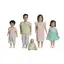 Lundby dockhusdockor mörk 5 delar