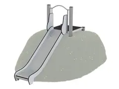 Rutschkana f&#246;r sl&#228;nt 120 cm L292 x B94 x H103 cm