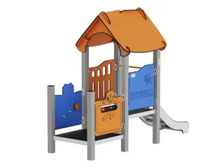 Quadro Toddler – Lekhus med rutsch L290 x B121 x H227 cm