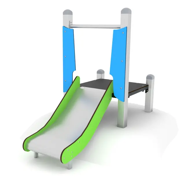 Fristående rutschkana – låg plattform L170 x B85 x H150 cm 