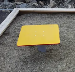 Sandbord kvadratiskt H:45 &#215; B:45 cm