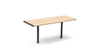 Parkbord L 1668 × D 673 × H 730 mm.