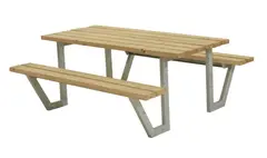 B&#228;nkbord med tillg&#228;nglighetsanpassning L177 x B161 x H73 cm