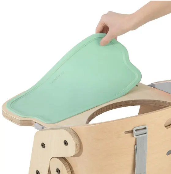 MyChair høystol m avtagbar bøyle B60 x D60 x H85cm 