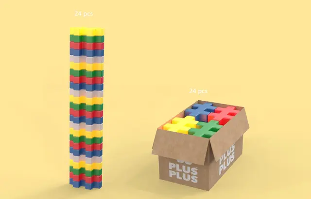 KÆMPE Plus-Plus 24 deler 