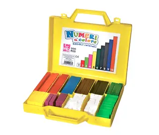 Cuisenairestavar i koffert 200 st