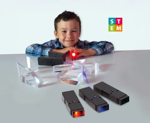 LED färgprojektor Röd, blå och grön