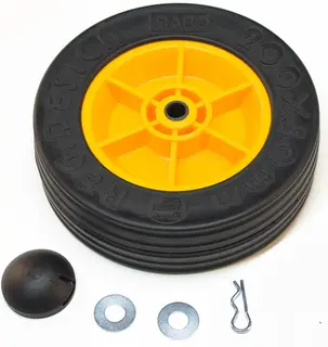 Rabo bakhjul 250 x 50 mm, komplett