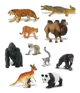 Vilda djur mix 10 st