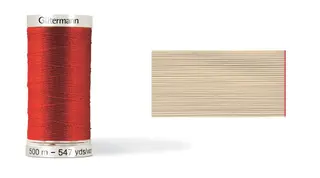 Güterrmann MCT polyestertråd beige 500 m