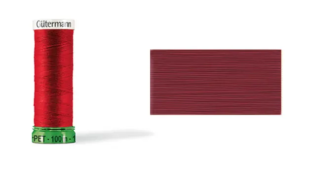 Güterrmann polyestertråd burgundy 100 m 