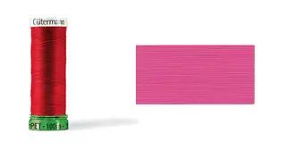 Güterrmann polyestertråd rosa 100 m