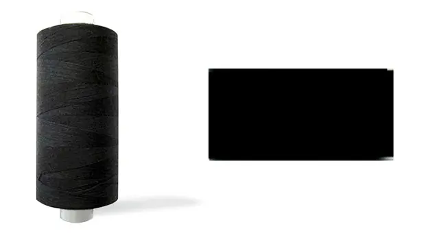 ASPO polyestertråd svart 1000 m 