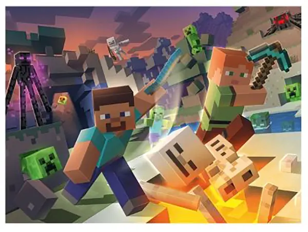 Pussel Minecraft 100 bitar 