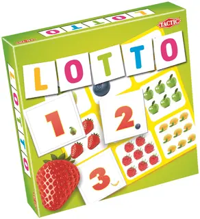 Lotto tal och frukt Spel fr&#229;n 3 &#229;r