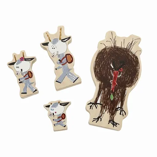 Bockarna Bruse figurer 4 st 