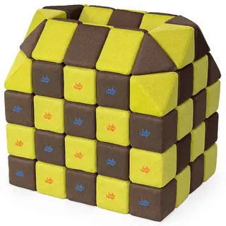 JollyHeap magnetiska byggklossar 1124 100 st