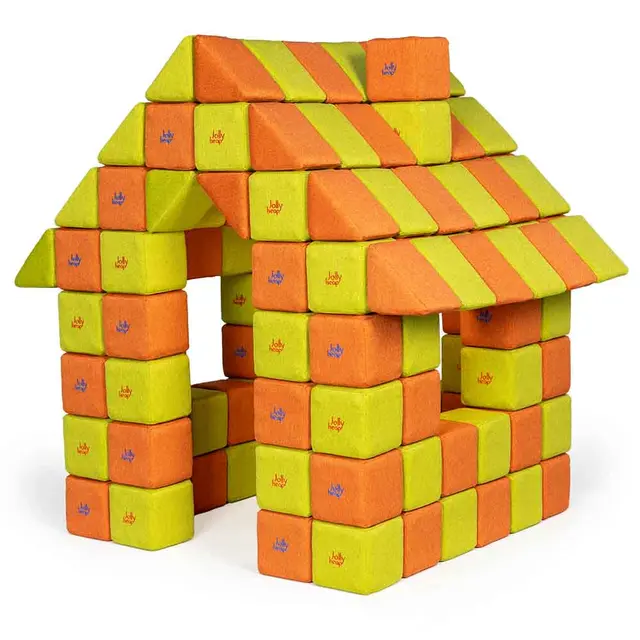 JollyHeap magnetiska byggklossar 1125 150 st 