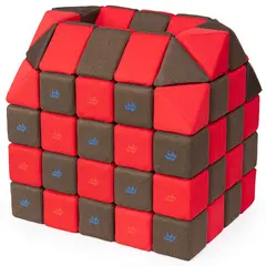 JollyHeap magnetiska byggklossar 1224 100 st
