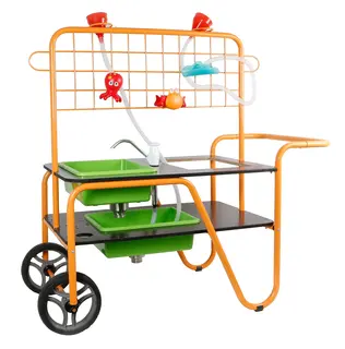 V&#229;r mobilt sand- och vattenbord B80 x D57,5 x H100 cm