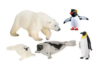Polardjur mix 6-12 cm, 5 st