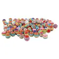 Plastp&#228;rlor randiga runda 12 mm, 200 st