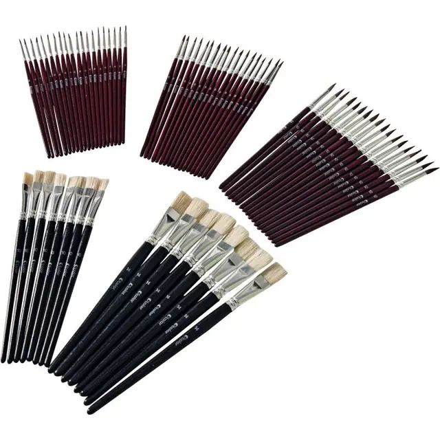 Penselsett mix 80 stk 