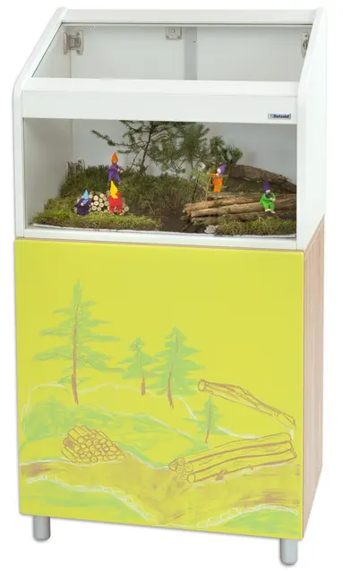 Educasa uställningsmonter B66 x D40 x H51 cm 
