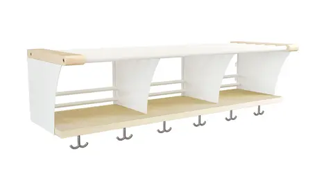 Moa Plus klädfackshylla 25 cm per fack